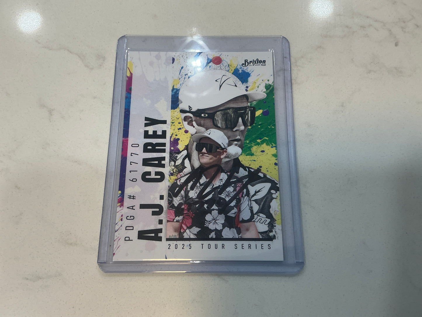 2025 AJ Carey Signed Brixton Card