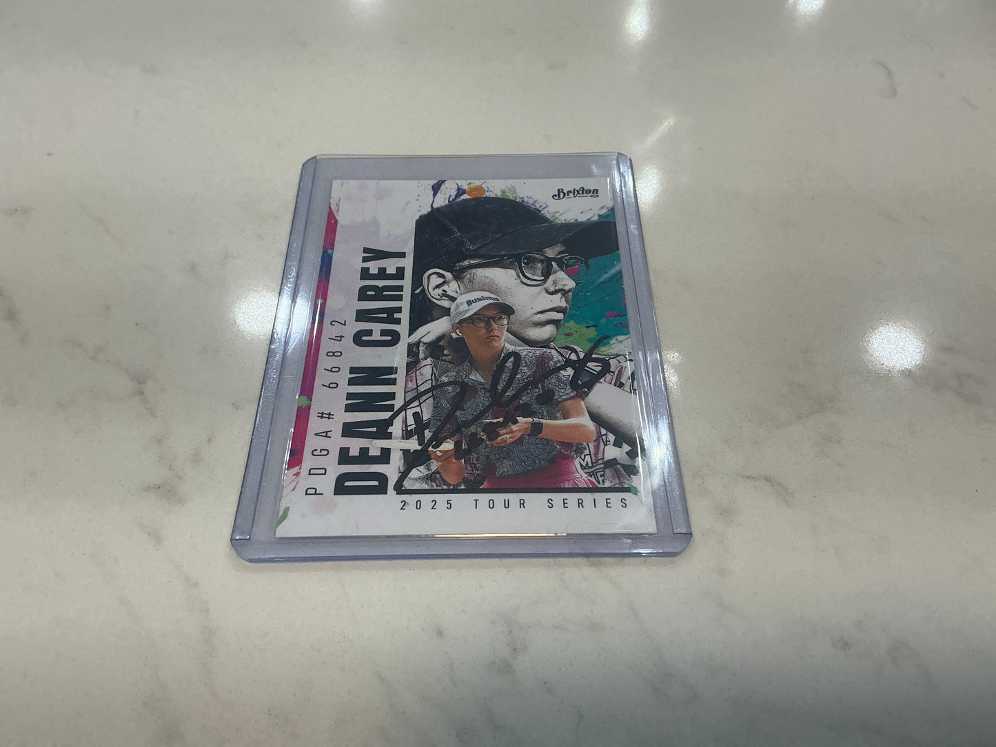 2025 Deann Carey Signed Brixton Card